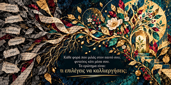 Το μυαλό σου ακούει τον τρόπο που του μιλάς