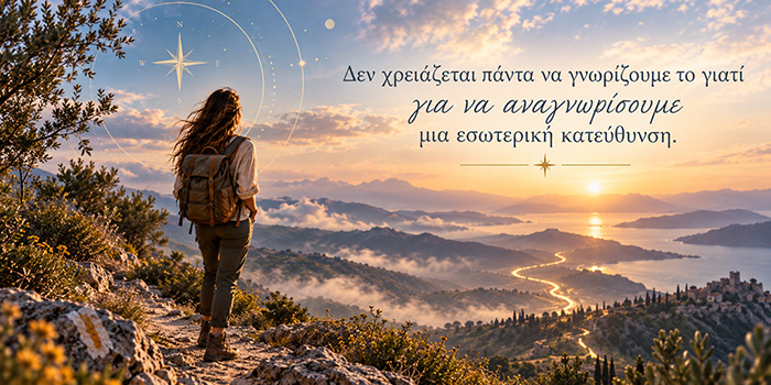 Γιατί νιώθουμε μερικές φορές ότι πρέπει να πάμε κάπου χωρίς να ξέρουμε γιατί;